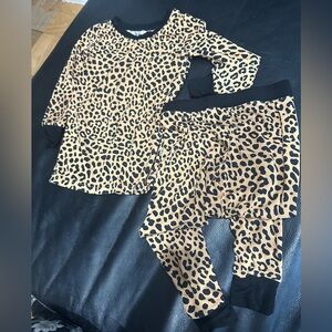 Leopard Print Lounge Set